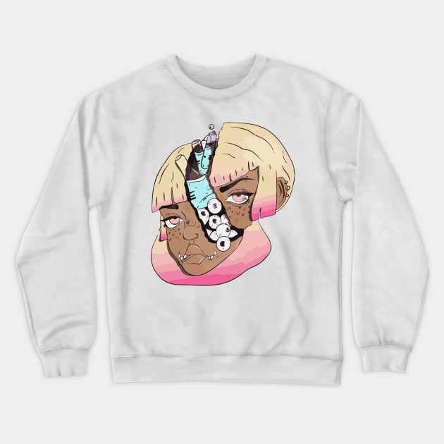 Surrealism Crewneck Sweatshirt by volcanoo